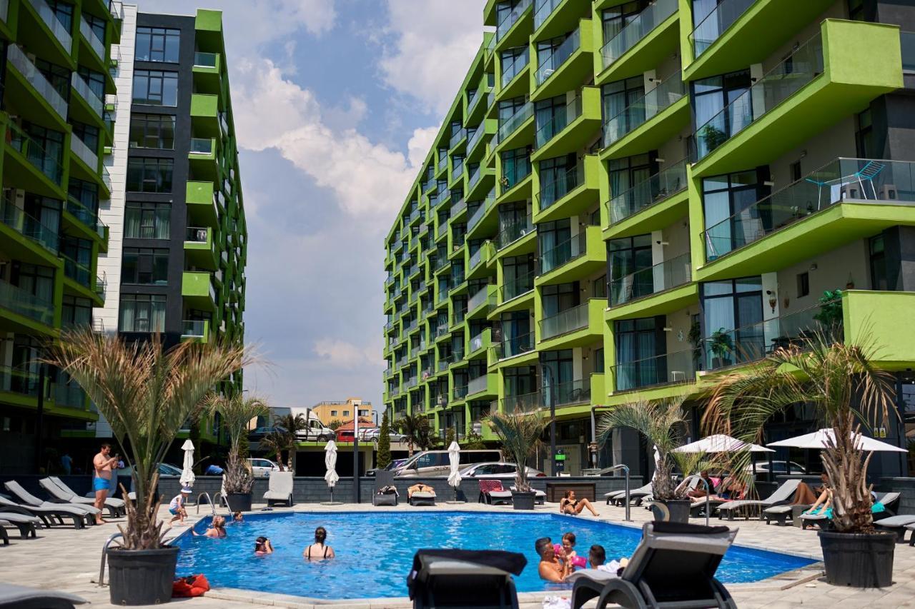 Dava Aparthotel Pool & Spa Mamaia Nord นาโวดาริ ภายนอก รูปภาพ